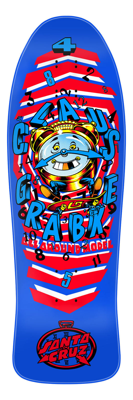 SANTA CRUZ CLAUS GRABKE "ALL AROUND" 9.89" SKATEBOARD DECK
