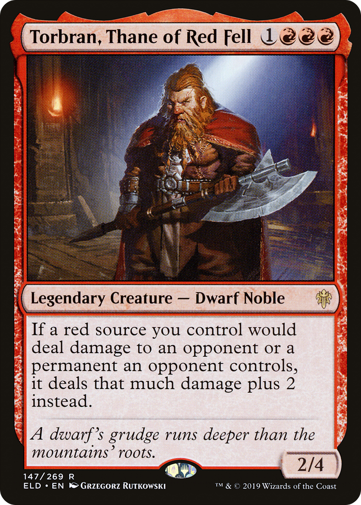 Torbran, Thane of Red Fell (ELD-147) - Throne of Eldraine