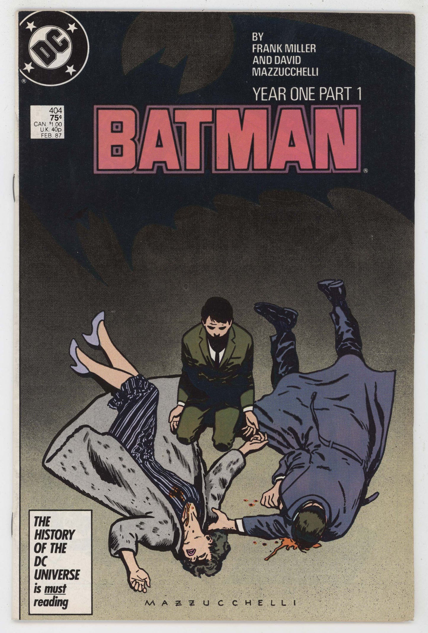 Batman 404 DC 1987 VF Year One Frank Miller Catwoman 1st Print