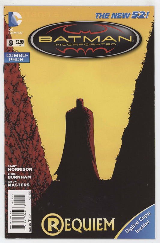 Batman Incorporated 9 DC 2013 VF Chris Burnham Combo Pack Variant Grant Morrison