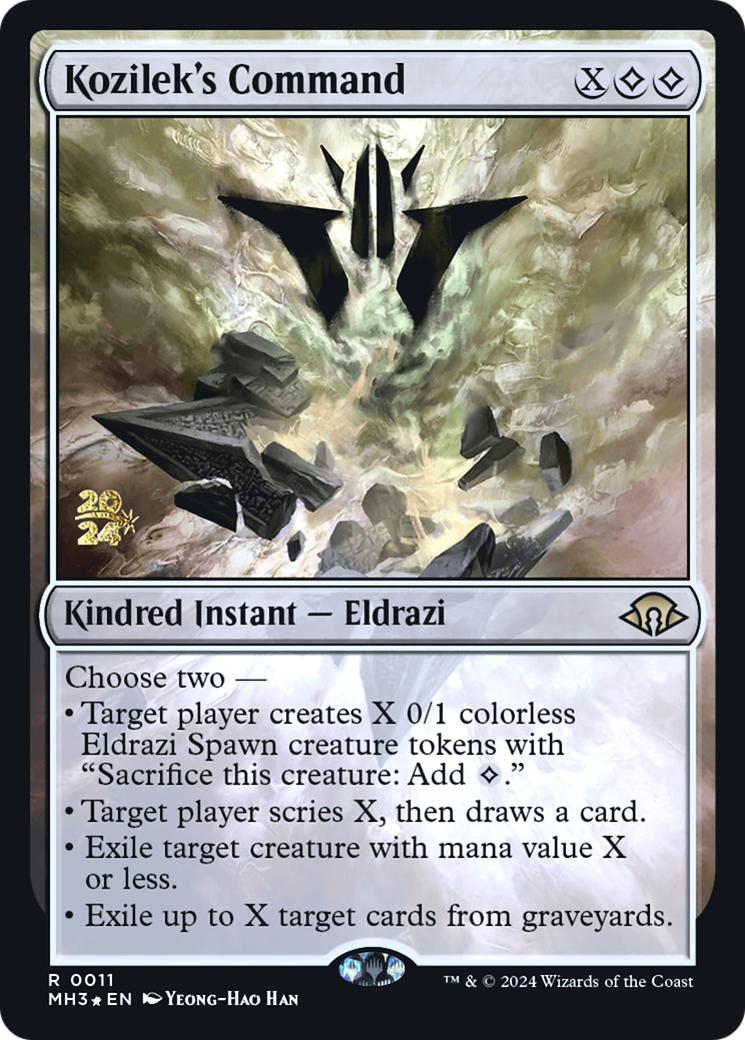 Kozilek's Command (PRE-011) - Modern Horizons 3 Promos Foil