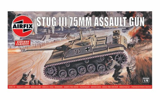 Airfix 1306 1/76 StuG III Tank w/75mm Assault Gun