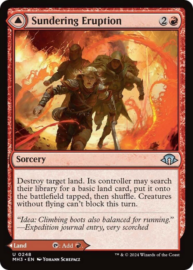 Sundering Eruption (MH3-248) - Modern Horizons 3