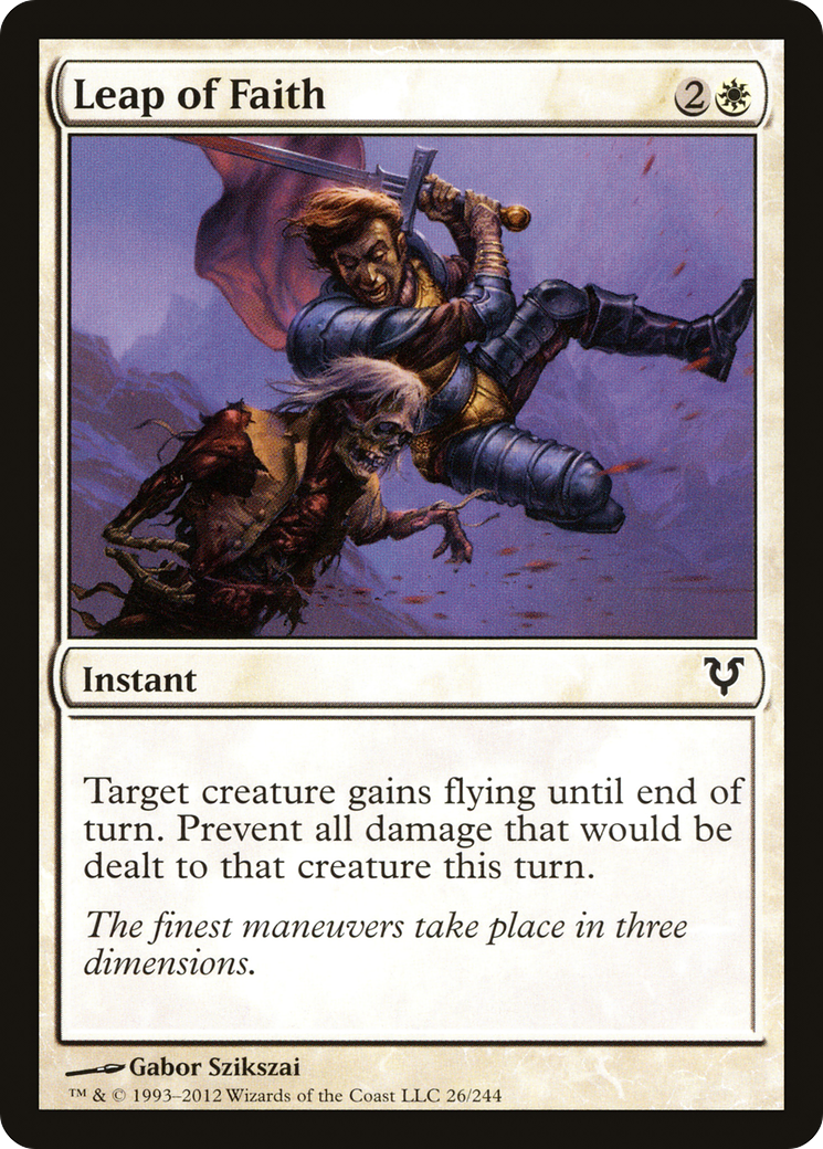 Leap of Faith (AVR-026) - Avacyn Restored