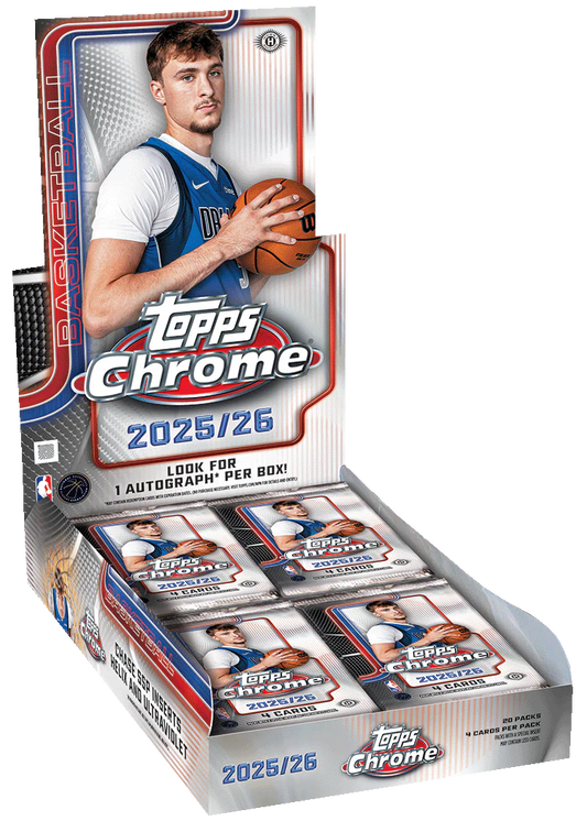 2025-26 Topps Chrome Basketball - Hobby Box