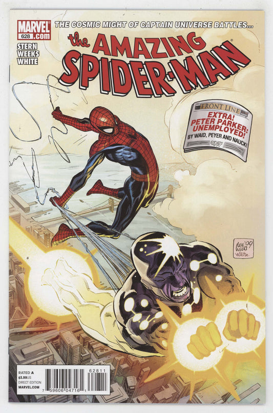 Amazing Spider-Man 628 A Marvel 2010 NM Lee Weeks Gauntlet Captain Universe