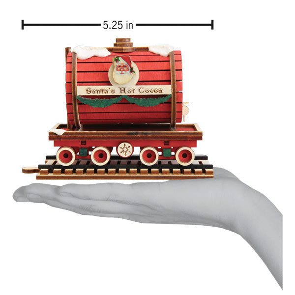 Santa's Hot Cocoa Tanker Ornament