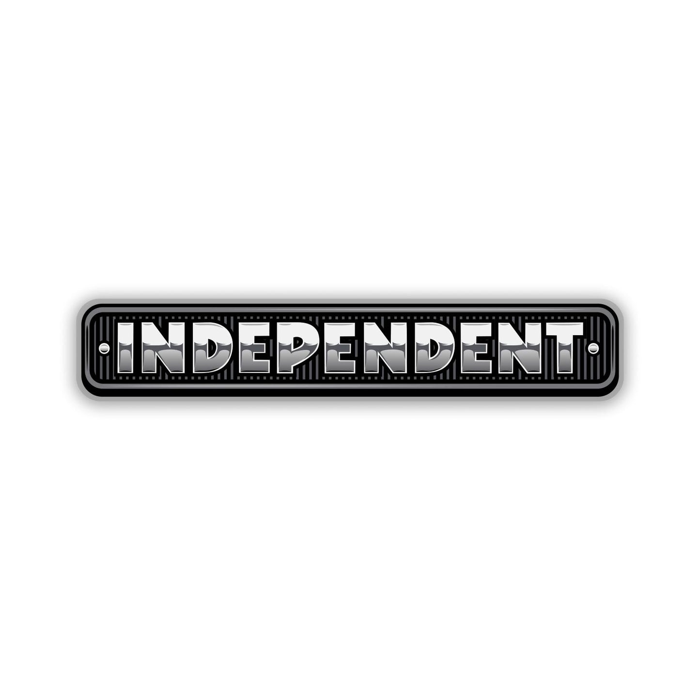 Independent Truck Co Chrome Bar 8" Sticker Decal