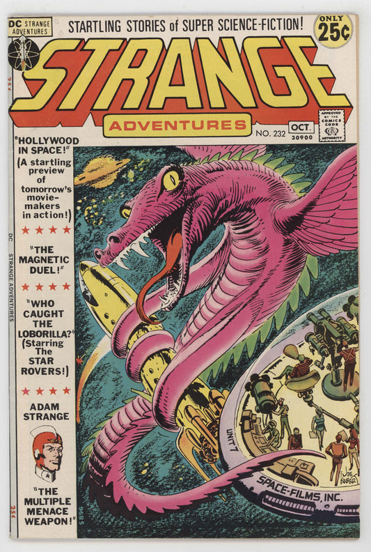 Strange Adventures 232 DC 1971 FN Joe Kubert Adam Strange UFO Alien