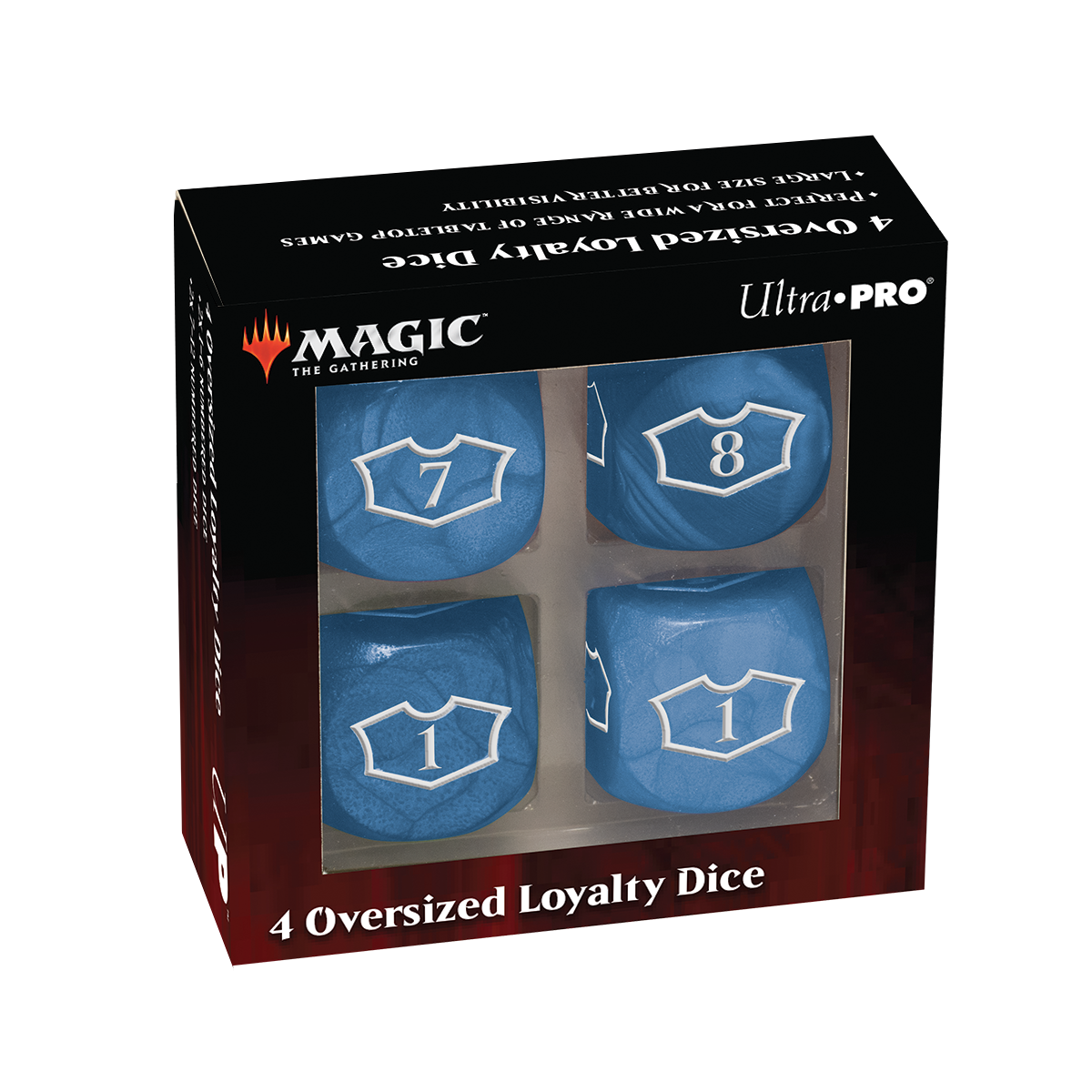 Ultra PRO: Loyalty Dice Set - 22MM Deluxe with 7-12 (Island)