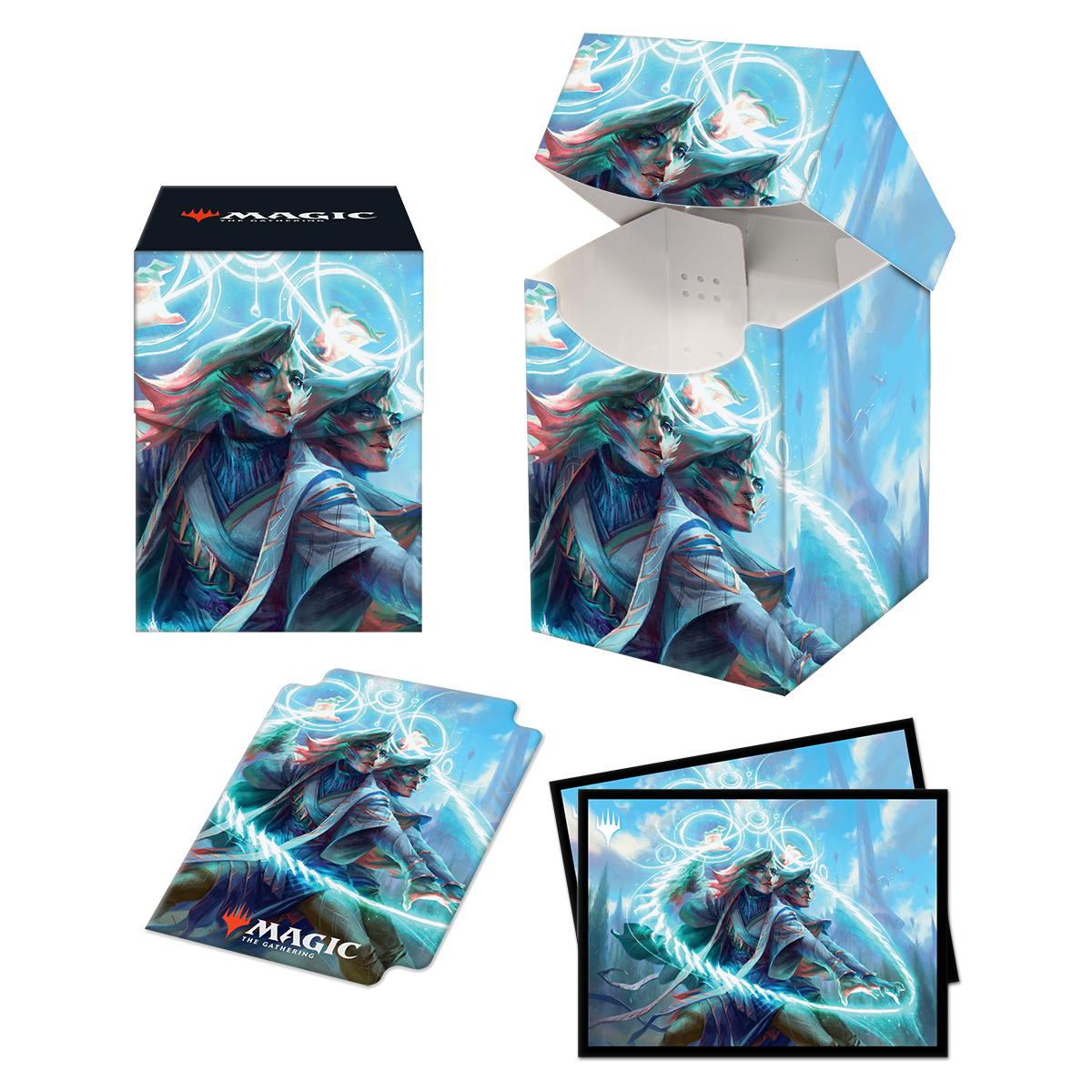 Ultra PRO: 100+ Deck Box / 100ct Sleeves - Commander 2021 (Quadrix)