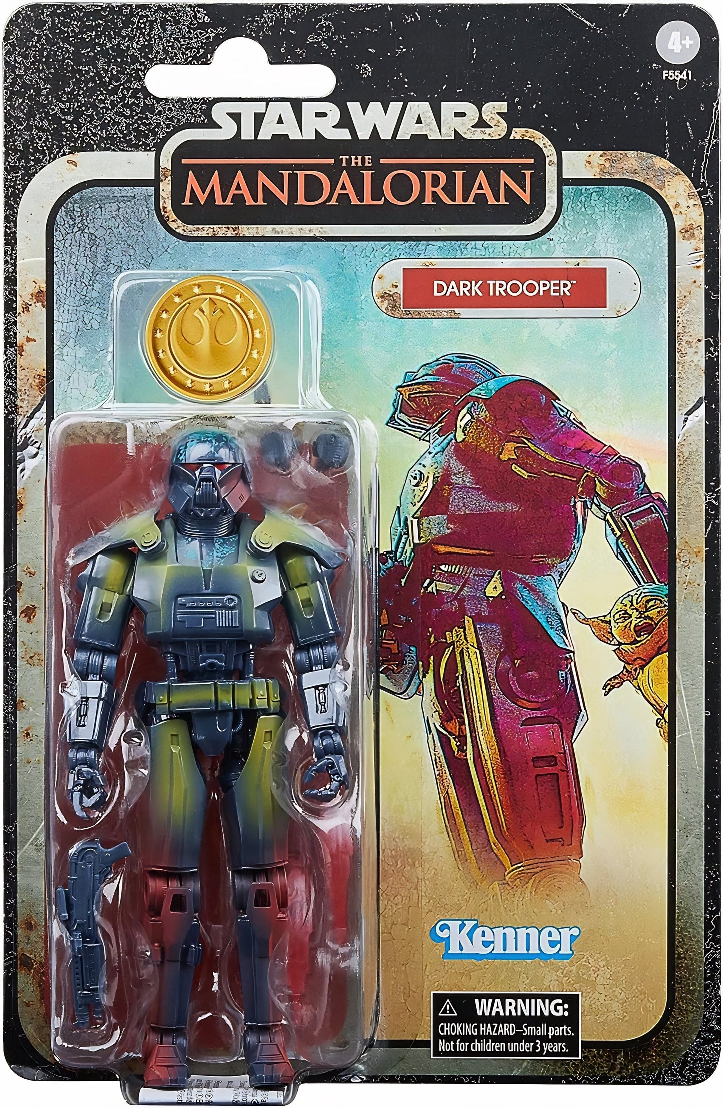 Kenner (Black Series): Star Wars (Mandalorian), Dark Trooper w/ Credit