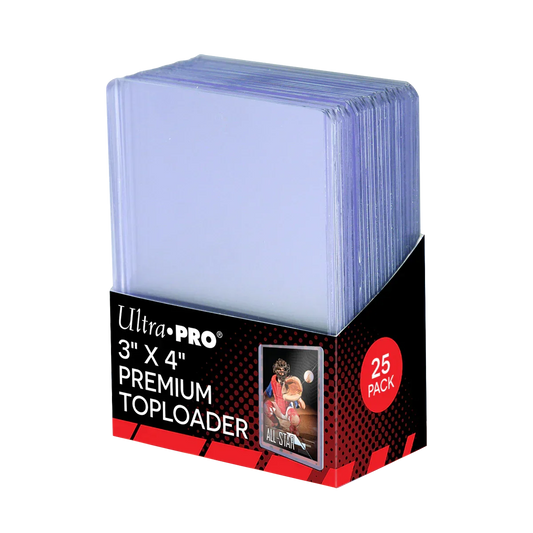 3" x 4" Ultra Clear Premium Toploaders (25ct)