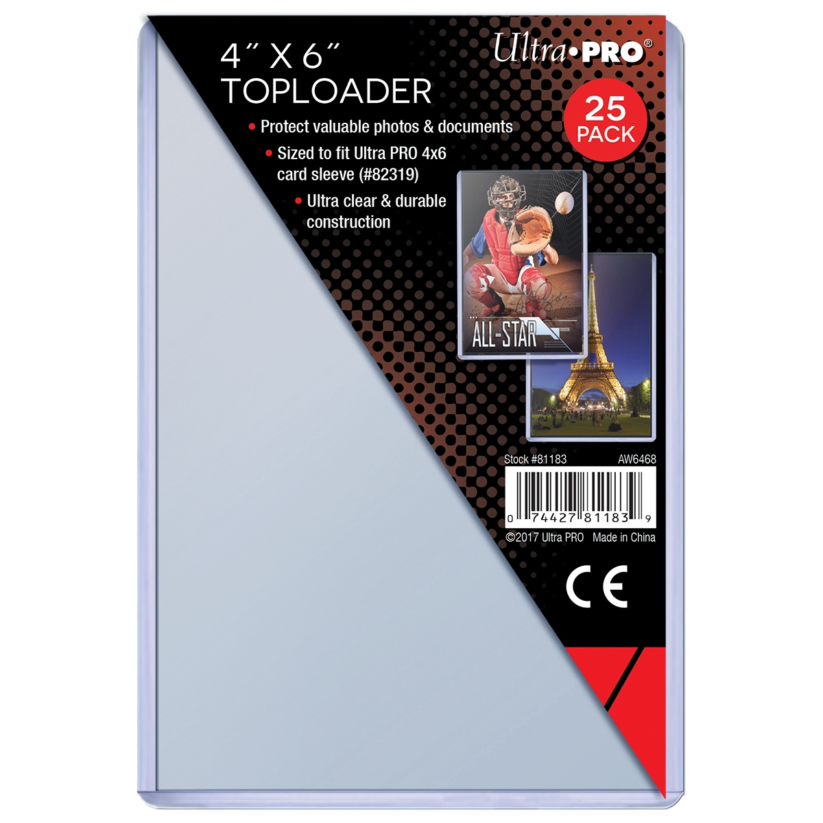 4" x 6" TOPLOADER® Sleeves (25ct)