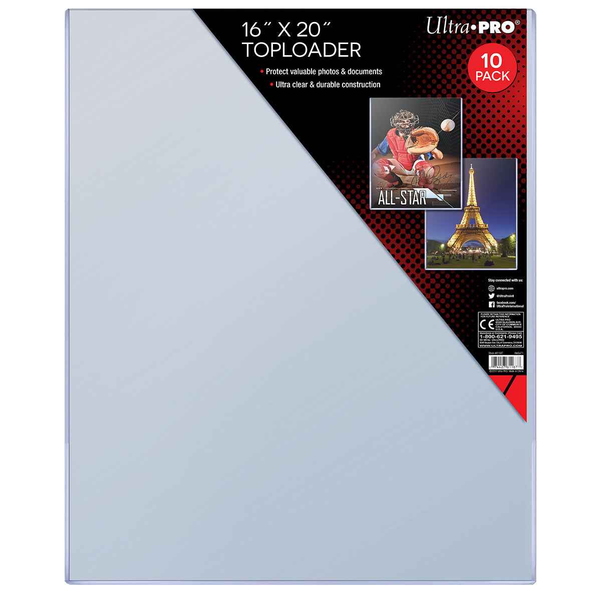 16" x 20" TOPLOADER® Sleeves (10ct)