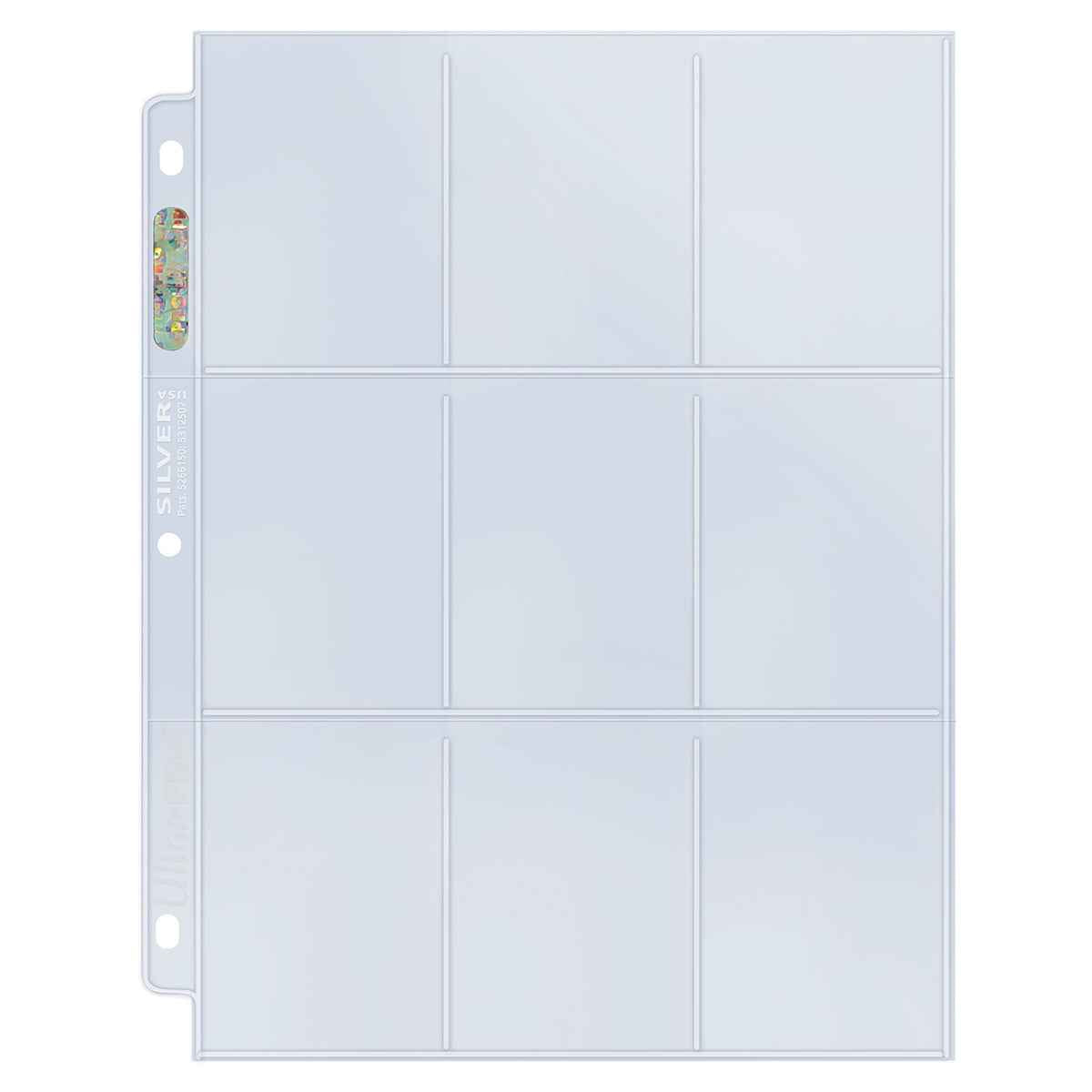 Silver Series 9-Pocket Pages (100ct) for Standard Size Cards