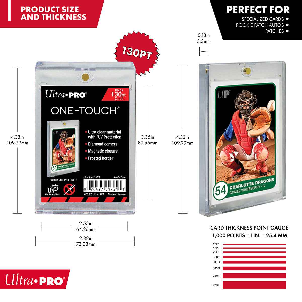 130PT UV ONE-TOUCH® Magnetic Holder