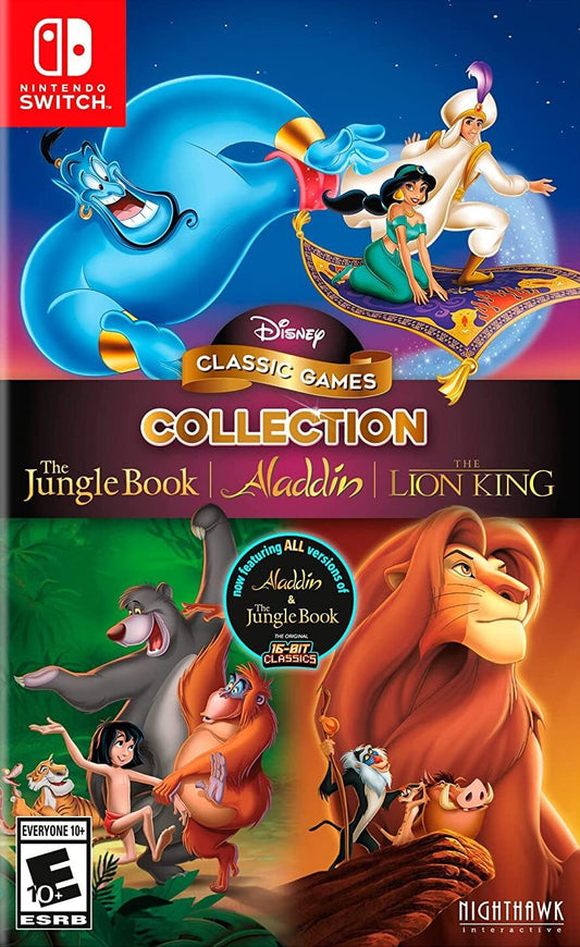 Disney Classic Games Collection Jungle Book, Alladin & Lion King (Nintendo Switch)