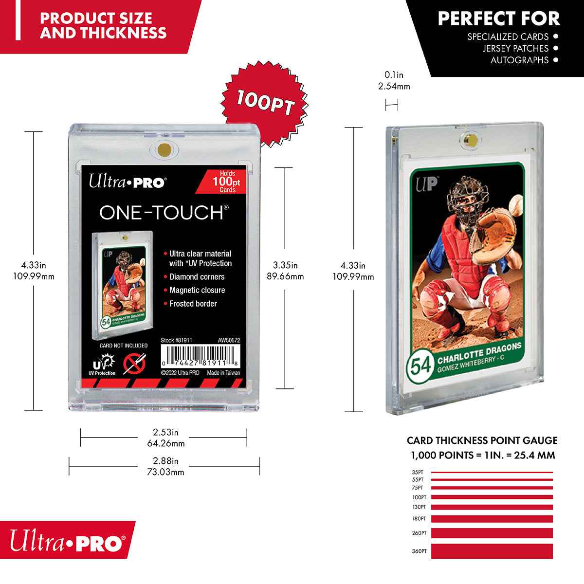 100PT UV ONE-TOUCH® Magnetic Holder