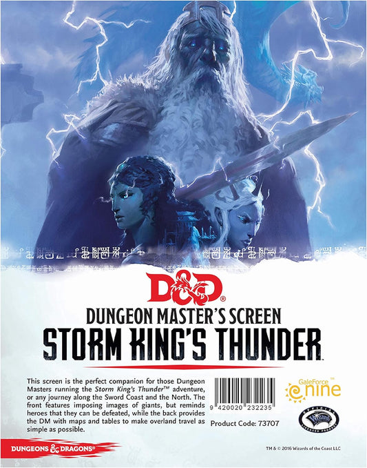 D&D: Storm King's Thunder - Dungeon Master Screen - Golden Apple Comics