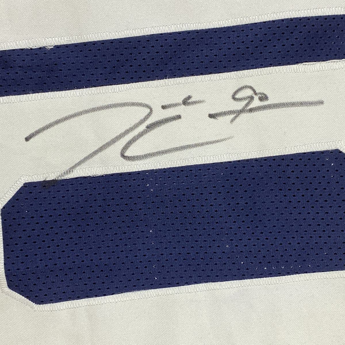 Autographed/Signed Demarcus Lawrence Dallas Thanksgiving Day Football Jersey JSA COA