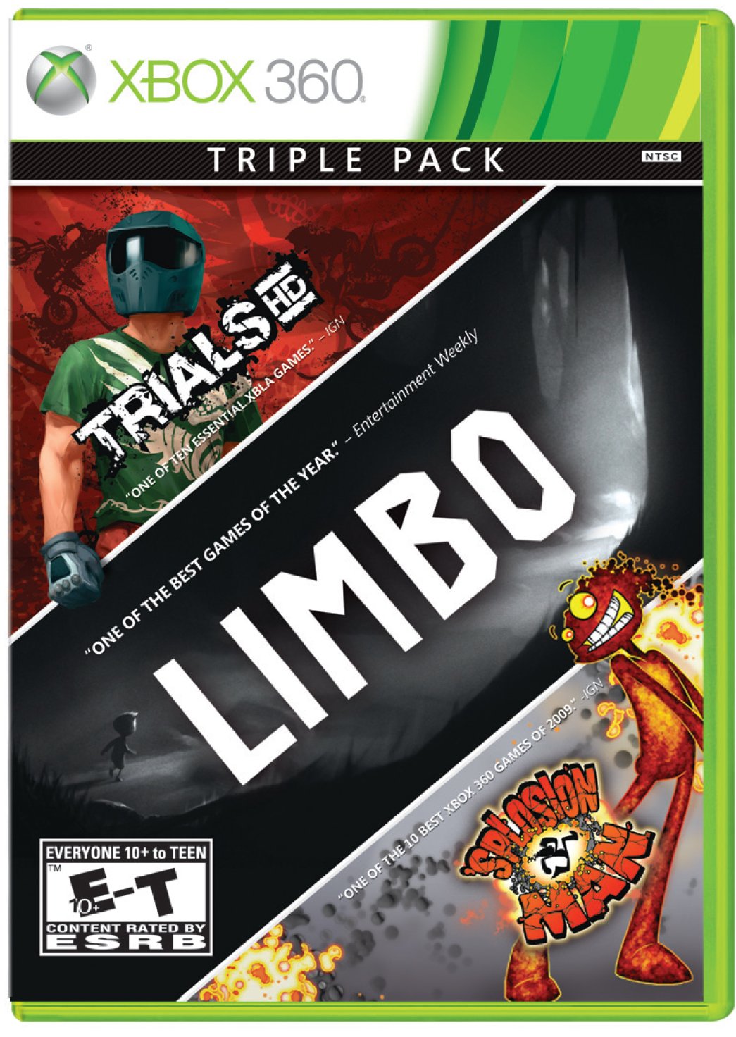 Triple Pack: Limbo, Trials HD, Splosion Man (Xbox 360)