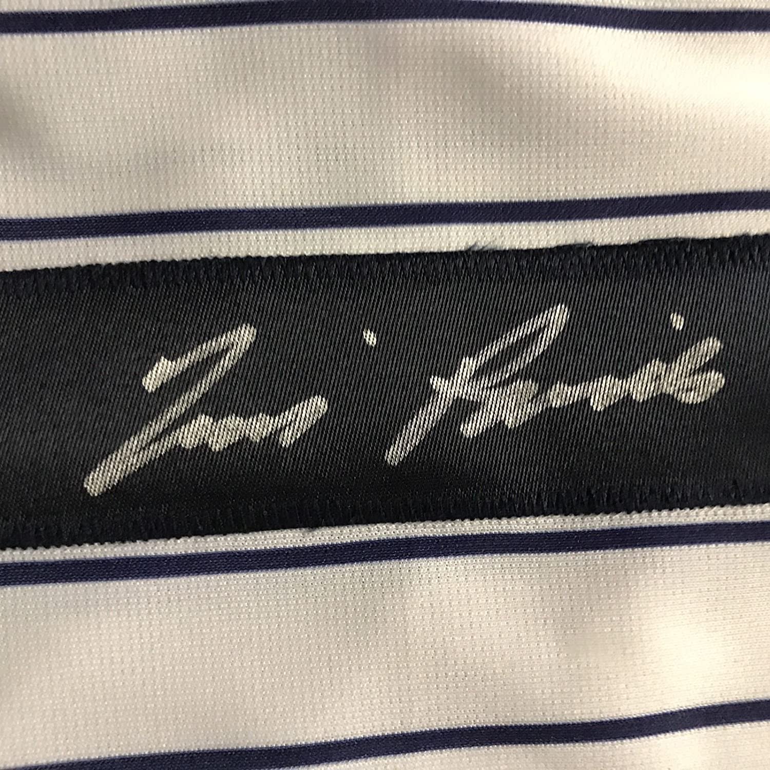 Framed Autographed/Signed Tim Raines 35x39 New York Pinstripe Baseball Jersey JSA COA - Golden Apple Comics
