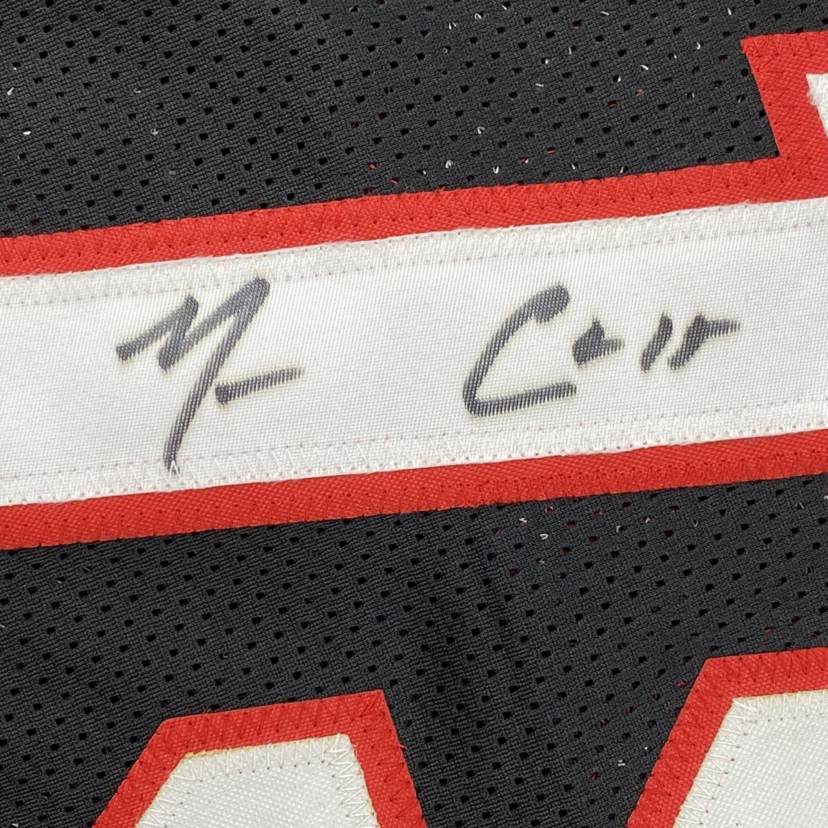 Autographed/Signed Mario Chalmers Miami Black Basketball Jersey JSA COA