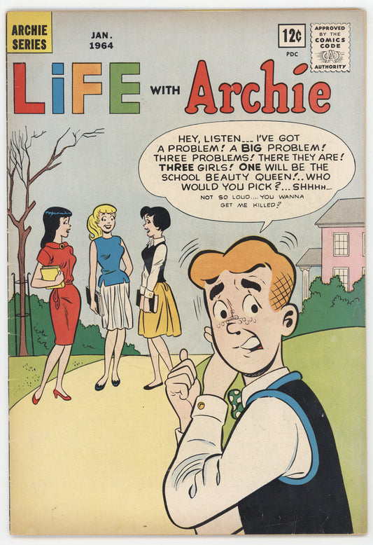 Life With Archie 25 Archie 1963 FN Betty Veronica Beauty Queen GGA