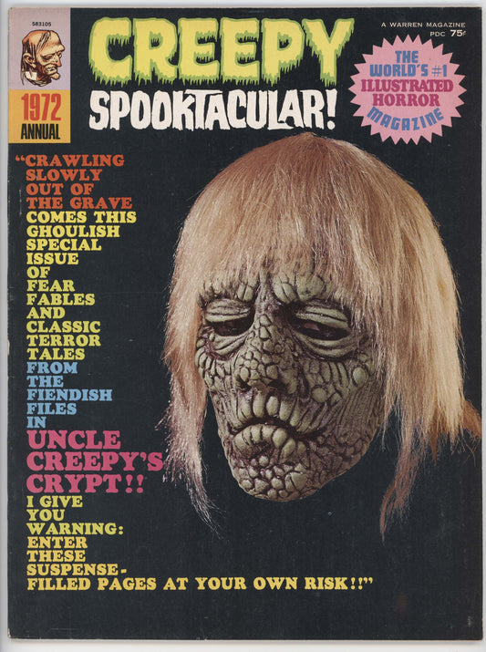 Creepy Magazine Annual 2 Warren 1972 VF Milton Lewis