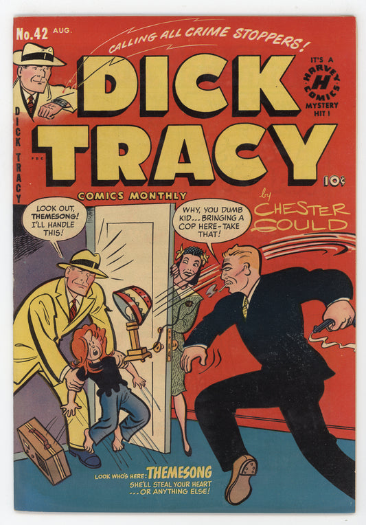 Dick Tracy Monthly 42 Harvey 1951 FN VF Chester Gould Joe Simon Themesong