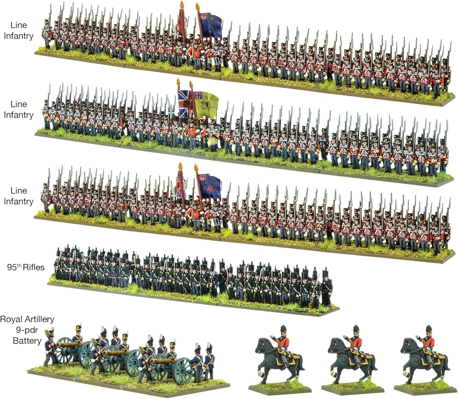 Black Powder Epic Battles: the Waterloo Campaign - Wellington's British Army Starter Set - Golden Apple Comics