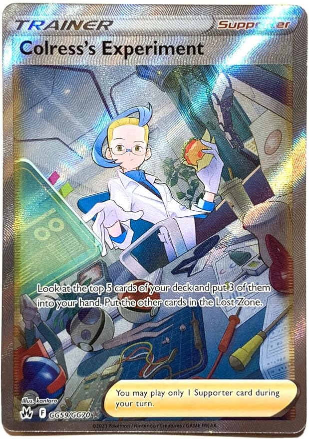 PCG: GG59/GG70 CRZ (Galarian G), Colress's Experiment (Holo Foil)