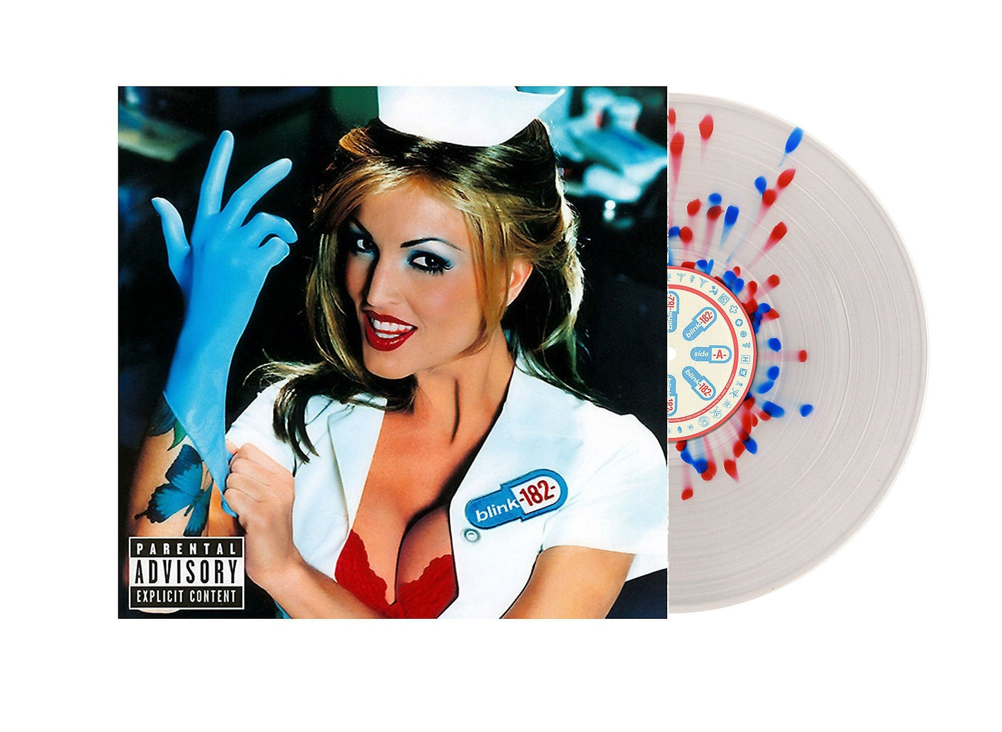 Blink-182 - Enema of the State (Limited Edition Clear with Blue and Red Splatter Vinyl)
