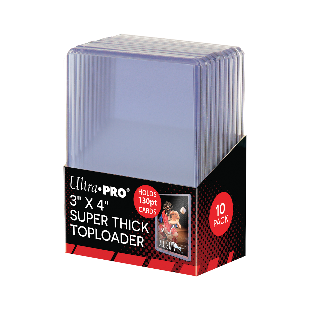 3" x 4" Super Thick 130PT TOPLOADER® Sleeves (10ct)