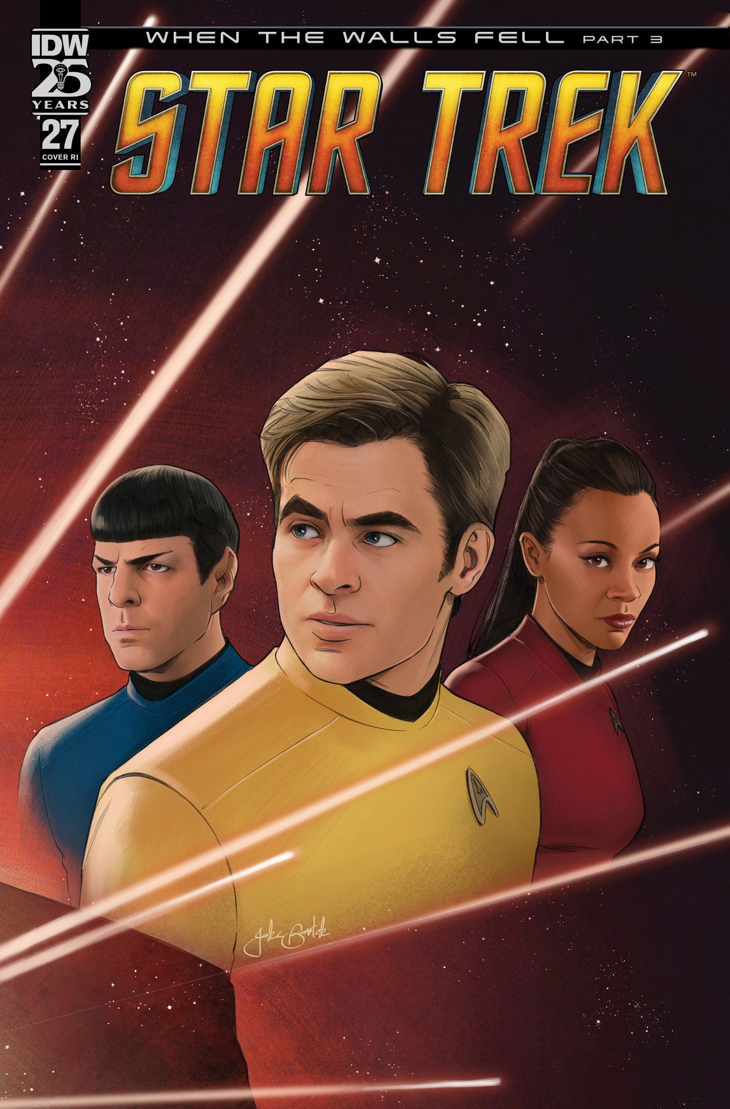 Star Trek #27 C 1:10 Bartok Variant (12/18/2024) Idw