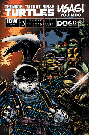Teenage Mutant Ninja Turtles TMNT Usagi Yojimbo Wherewhen #3 B Eastman (05/24/2023) Idw