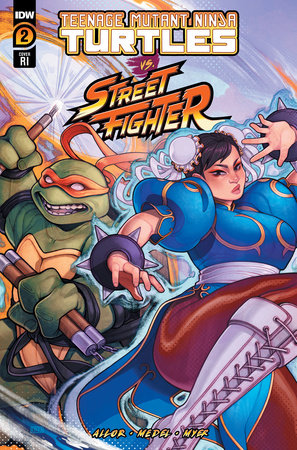 Teenage Mutant Ninja Turtles TMNT Vs Street Fighter #2 (Of 5) E 1:50 Elizabeth Beals Variant (07/19/2023) Idw