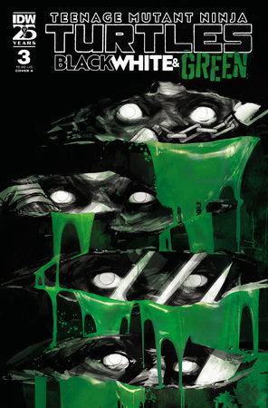 Teenage Mutant Ninja Turtles Black White And Green #3 A Jock (07/31/2024) Idw