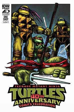 Teenage Mutant Ninja Turtles 40Th Anniversary Comics Celebration A Kevin Eastman Peter Laird (07/10/2024) Idw