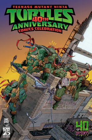Teenage Mutant Ninja Turtles 40Th Anniversary Comics Celebration H 40Th Anniversary Dooney Variant (07/10/2024) Idw