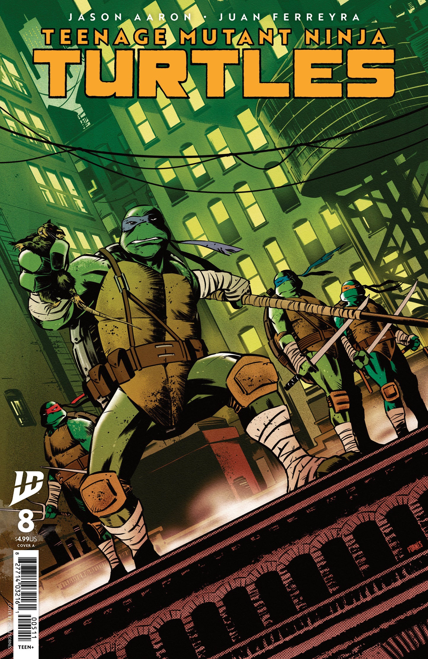 Teenage Mutant Ninja Turtles #8 A Jorge Fornes (03/26/2025) Idw