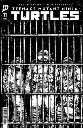Teenage Mutant Ninja Turtles #11 F 1:10 Kevin Eastman B&W Variant (08/27/2025) Idw