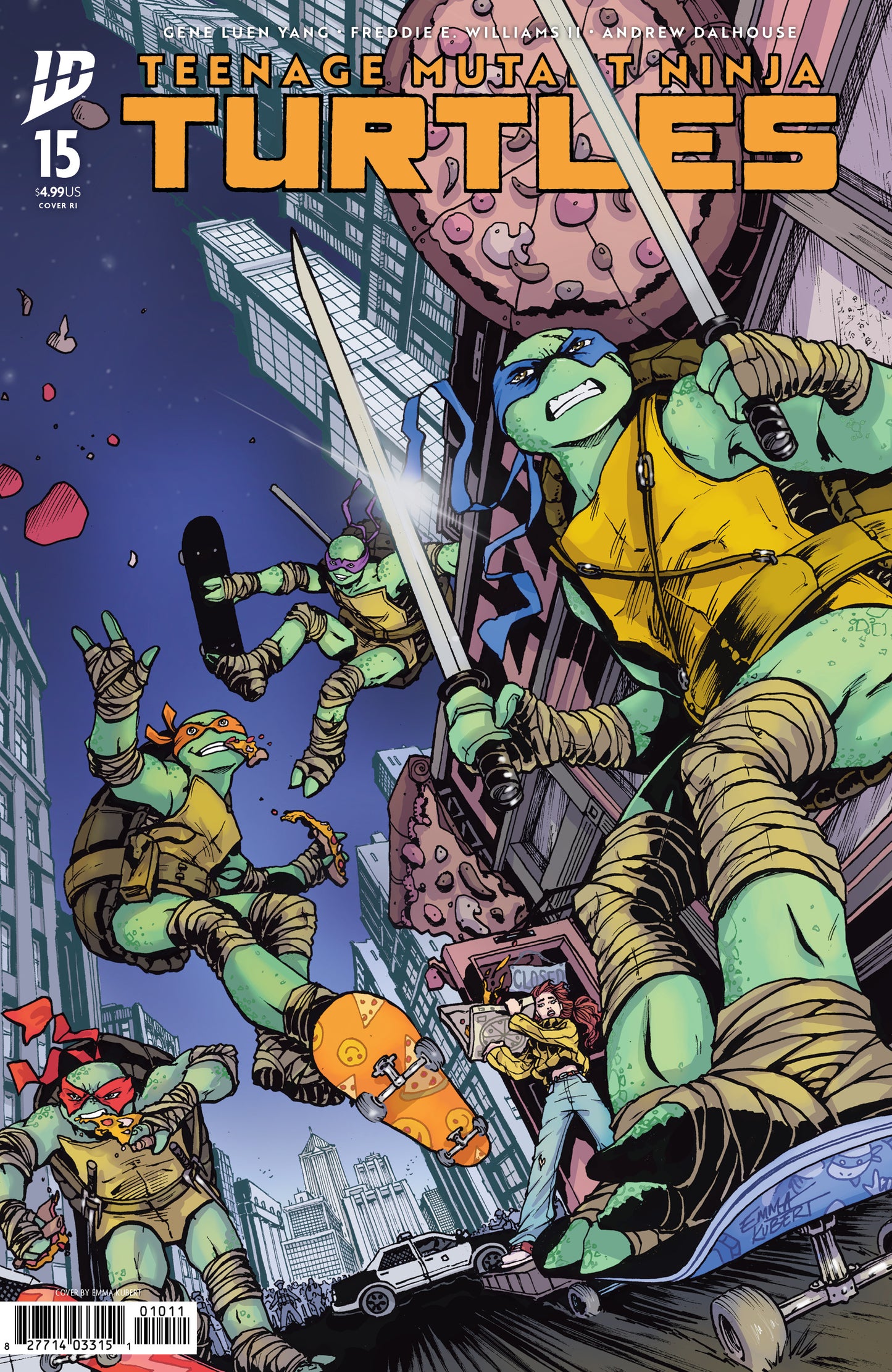 Teenage Mutant Ninja Turtles #15 A1 Cover Set Of 7 1:25 1:50 1:75 (02/11/2026) Idw