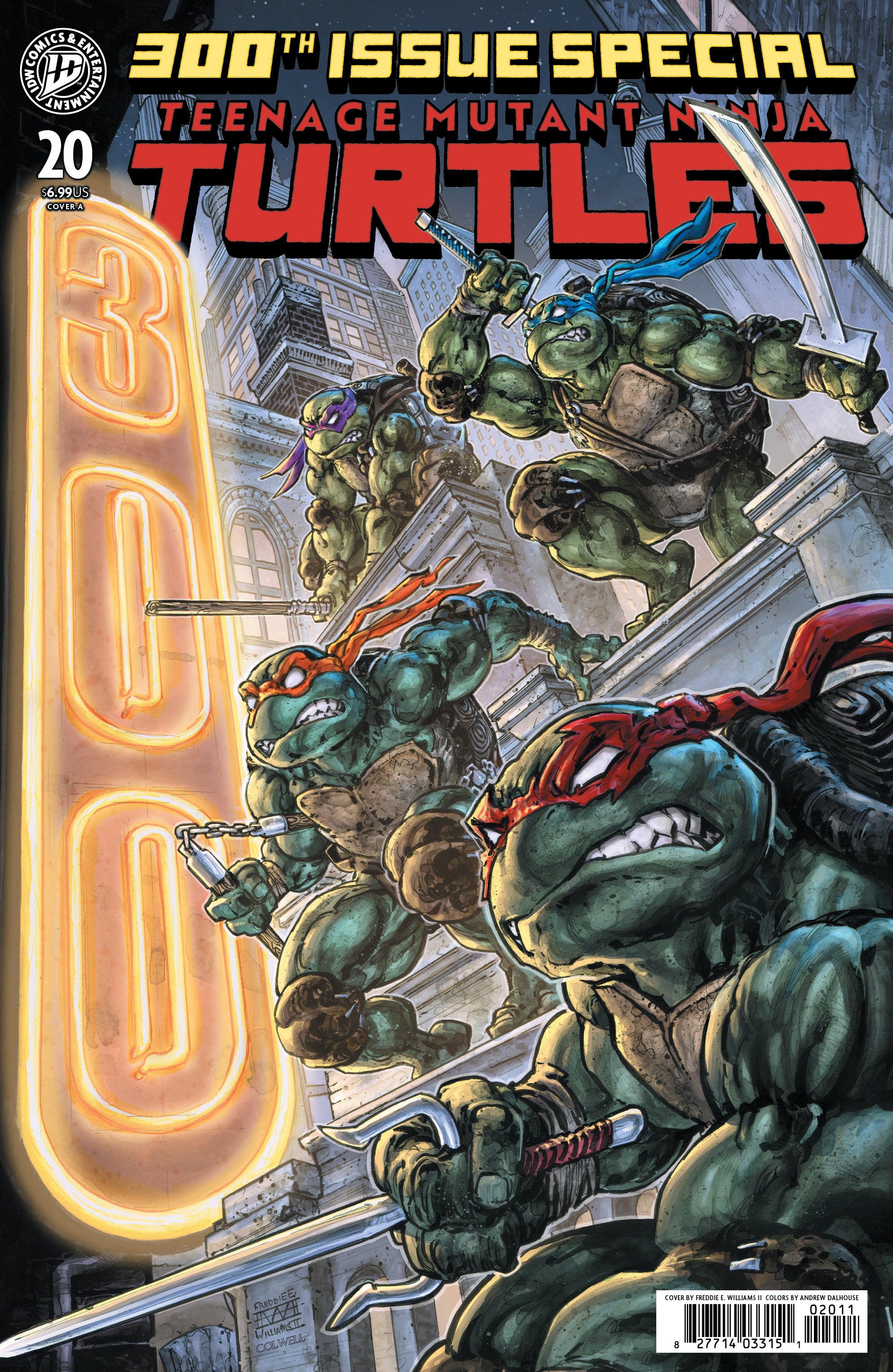 Teenage Mutant Ninja Turtles #20 300Th Issue Special A1 Cover Set Of 1