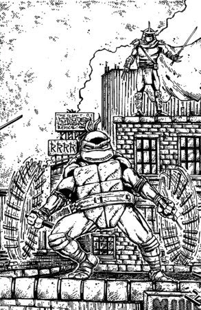 Teenage Mutant Ninja Turtles #23 F 1:10 Eastman & Bishop B&W Virgin (10/14/2026) Idw