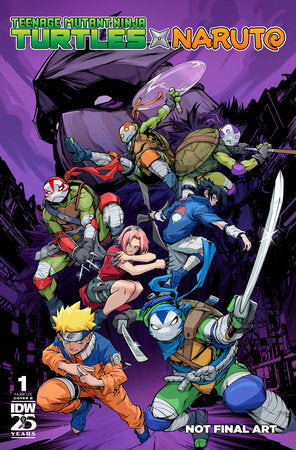 Teenage Mutant Ninja Turtles X Naruto #1 A1 Cover Set Of 12 Books 1:25 1:50 1:75 1:100 1:150 1:250 (11/20/2024) Idw