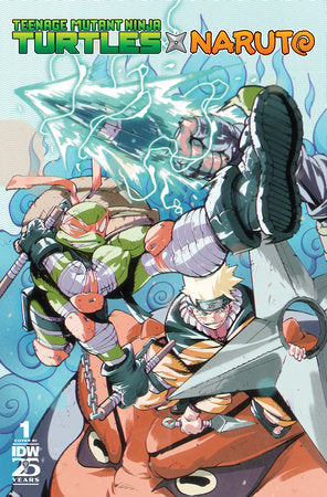 Teenage Mutant Ninja Turtles X Naruto #1 J 1:75 Ricardo Ortiz Variant (11/20/2024) Idw