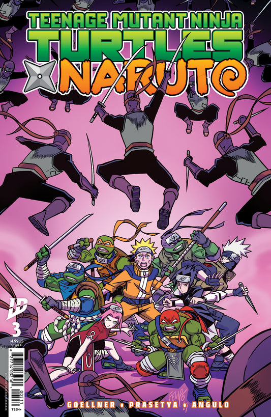 Teenage Mutant Ninja Turtles X Naruto #3 E 1:25 Felipe Smith (03/26/2025) Idw