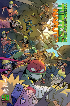 Teenage Mutant Ninja Turtles X Naruto #1 G 40Th Anniv Dan Duncan Variant (11/20/2024) Idw